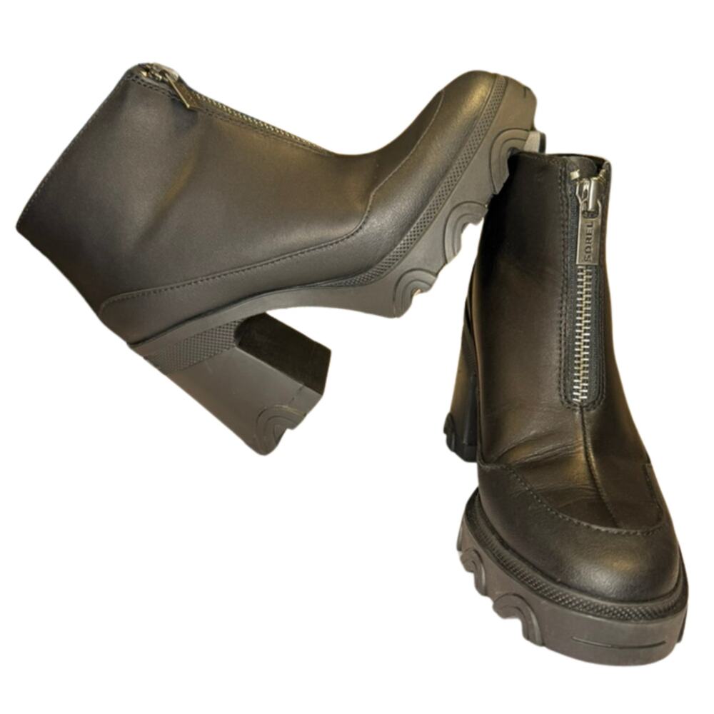 Sorel Brex Heel Chelsea Bootie - Black | Size 6.5 - Picture 2 of 8